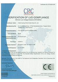 BVVB CE CERTIFCATE