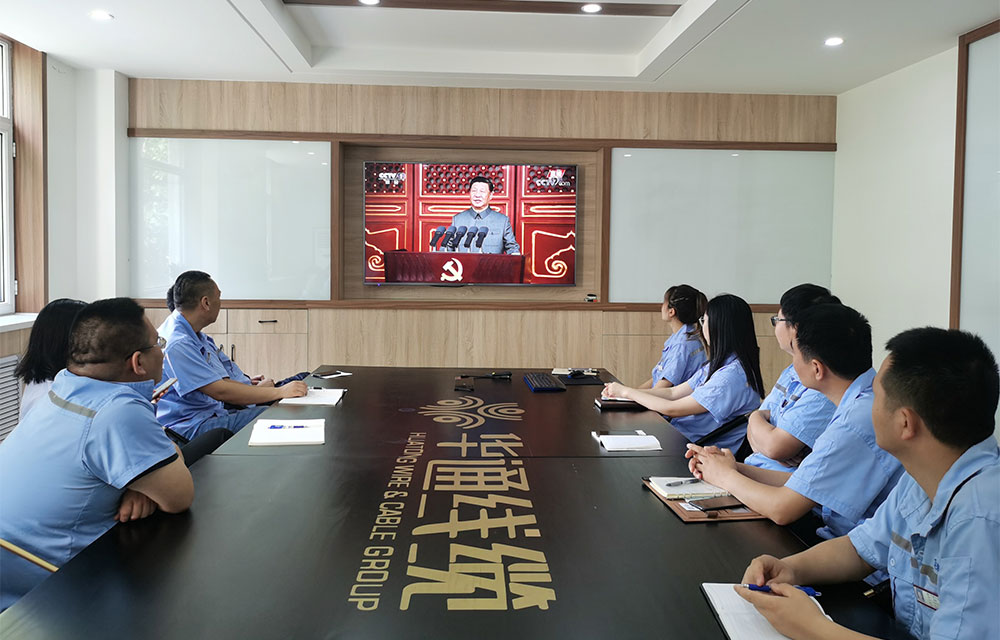 Hebei Huatong Cable Group Warmly Celebrates the 100th Anniversary of the Founding of the Communist Party of China