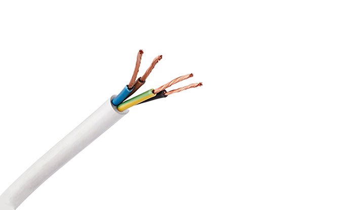 Bobina de cable eléctrico de 3 polos x 2.5 mm² 25 m libre de halógenos LSZH  - Cablematic