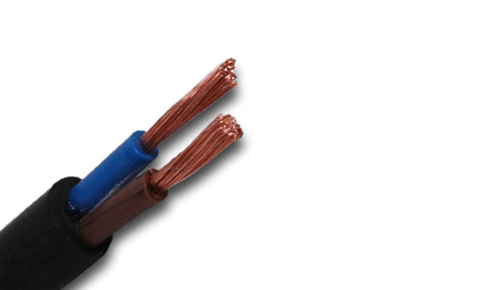 PVC Insulated, 2 Cores Flat Cable, 450/750V