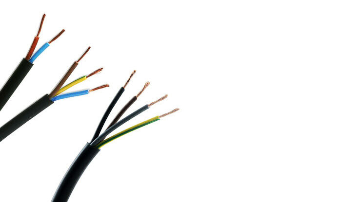 PVC Insulated, PVC Sheathed 3 cores+E Unarmored Cable, 0.6/1kV