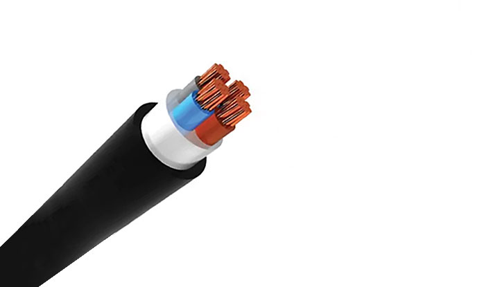 N2XH Copper Conductor XLPE/LSZH Insulation LSZH Inner Sheath Power Cable