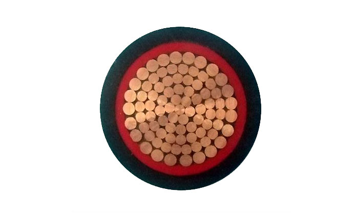 Single Core XLPE Insulated, PVC Sheathed Unarmoured Cable, 0.6/1kV