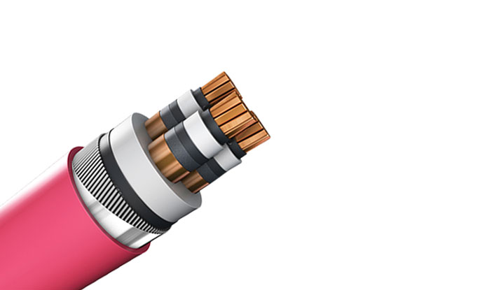 IEC60092 Standard 3.6/6kV, 6/10kV, 8.7/15kV XLPE Insulated, LSOH (SHF1)Sheathed, Armoured Flame Retardant MV Power Cable (SHF1 Inner Sheath)