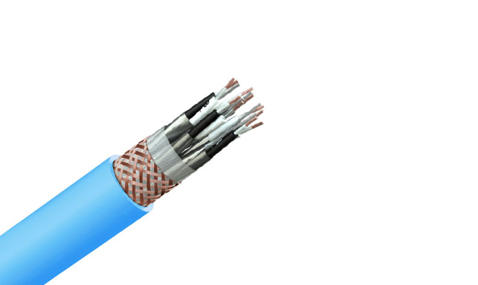 150/250V XLPE Insulated, LSOH (SHF1) Sheathed, Overall Screened & Armoured Flame Retardant Instrumentation & Control Cables (Multipair/Multitriple)