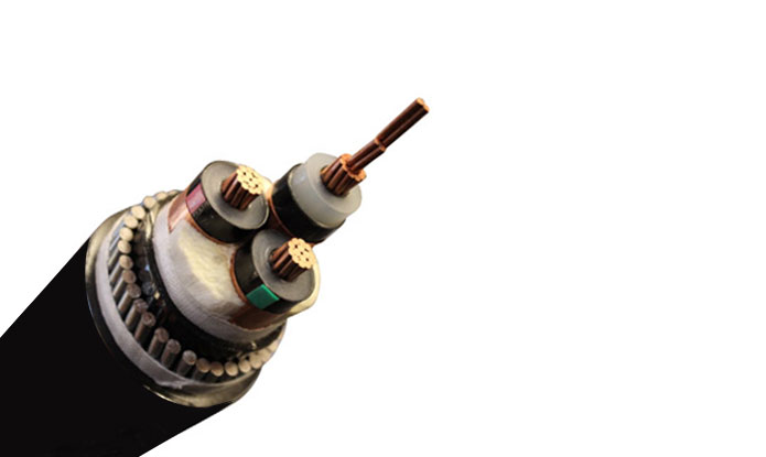 XLPE PVC SWA PVC TYPE A CABLE Τρεις πυρήνες