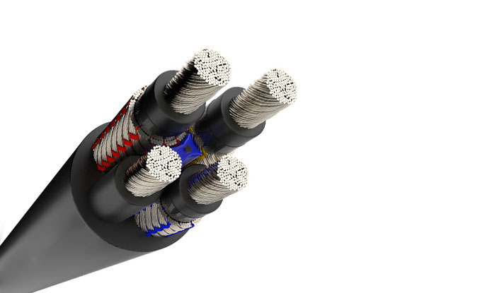 Type 61B 0.64/1.1kV Flexible Copper Screened Mining Cable