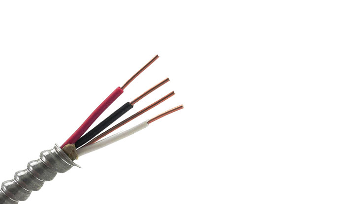 Tipus AC (BX) Cable blindat d'acer
