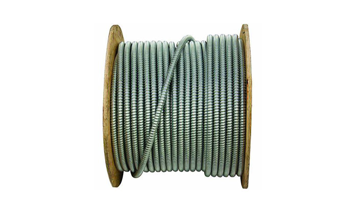 Tipus AC (BX) Cable blindat d'acer