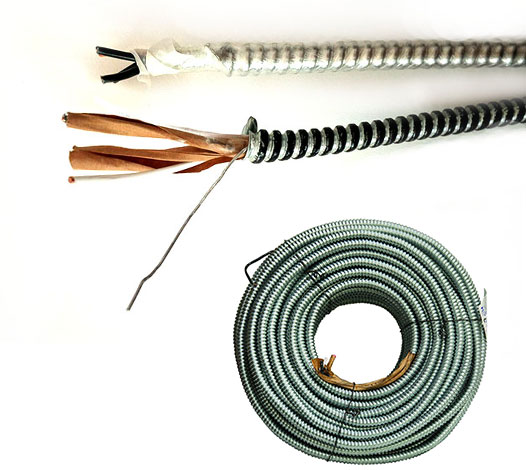 Type AC BX Steel Armored Cable Type AC 90 Cable UL Certificated Cables