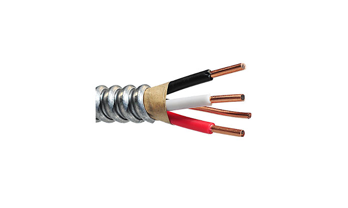 Metal-clad Cable Certified for Canada Type AC90